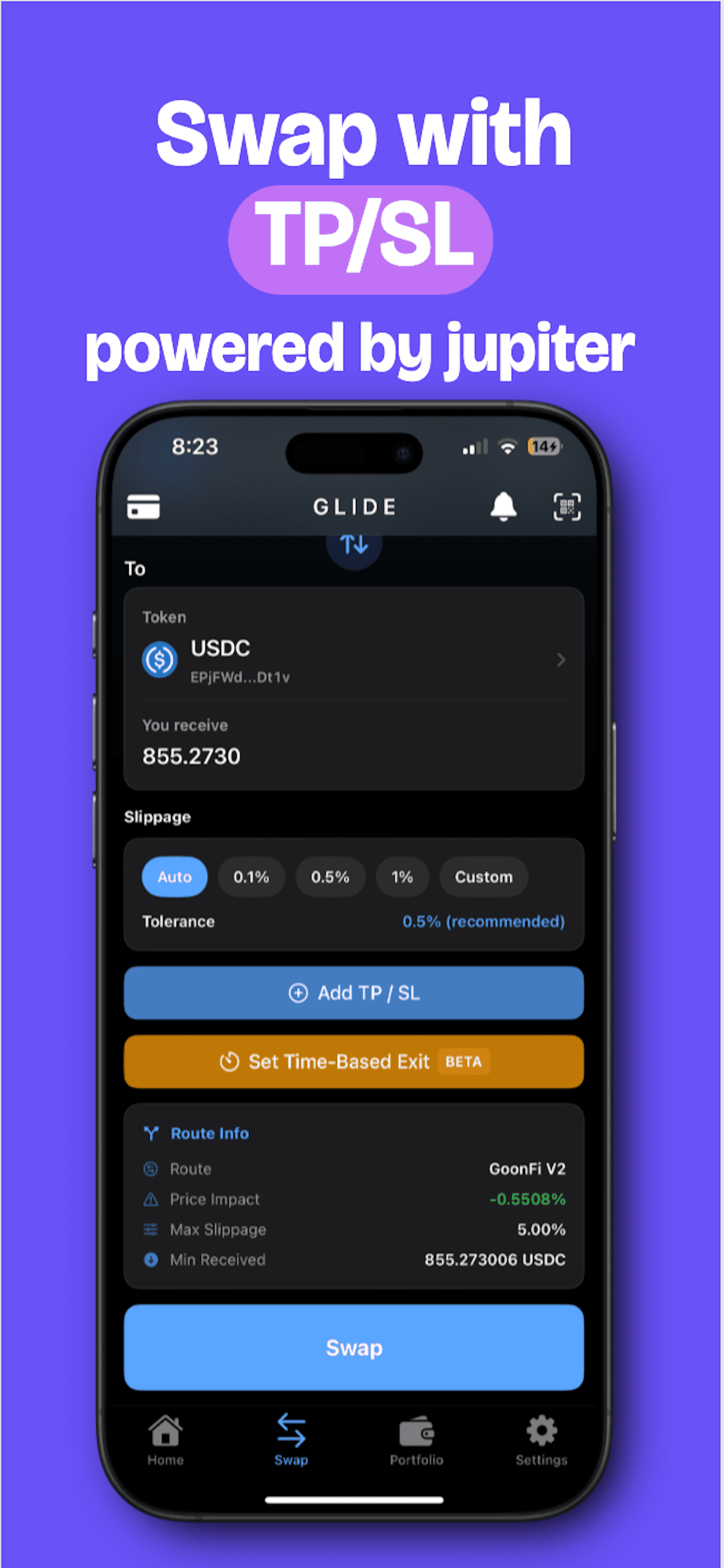 Glide — More app screens